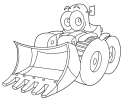 Cartoon Bulldozer