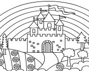 Castle Coloring Pages Girls Coloring Pages