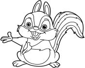baby chip n dale coloring pages - photo #42