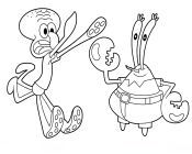 Mr.Krabs And Squidward