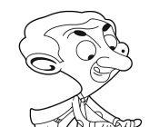 Mr Bean Coloring Pages - Cartoon Coloring Pages